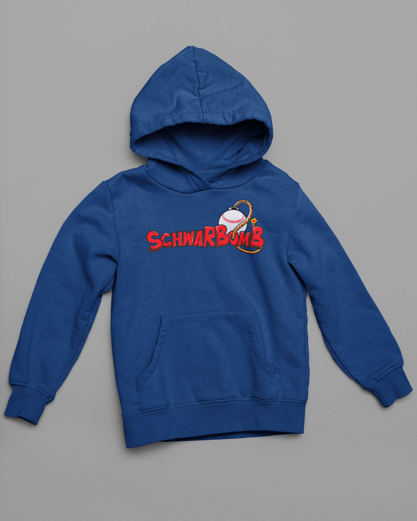 SchwarBomb Phillies Hoodie, Phillies apparel, MLB Hoodie, Phillies fan shirt, Kyle Schwarber fan gear, Phillies merchandise