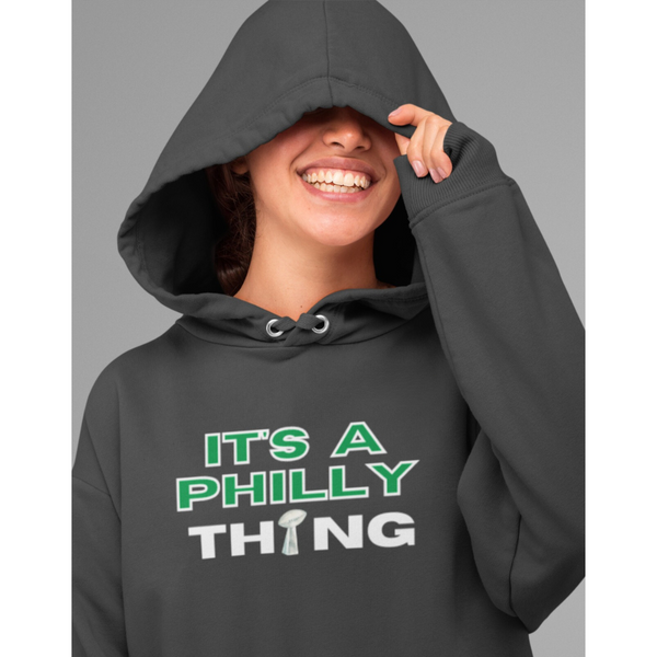 Eagles hoodie, Philly thing, NFL gear, team spirit, game day, it's a philly thing, fan fashion, Philly pride