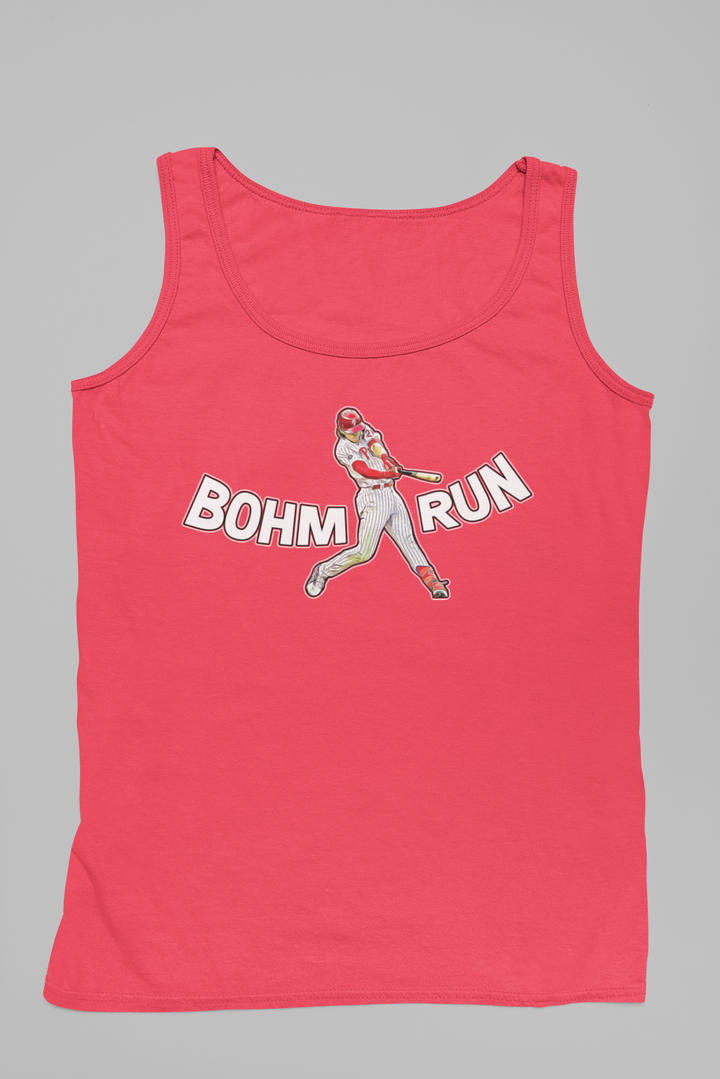 Alec Bohm Phillies tank top, Bohm Run shirt, MLB t-shirt, baseball tee, Phillies fans apparel, Alec Bohm fan gear