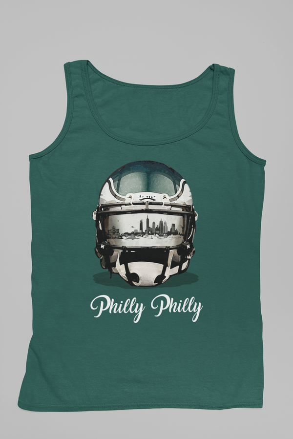 Philly Philly Tank Top, Eagles apparel, NFL gear, fan wear, team spirit, game day essentials, Philly pride, sports fashion