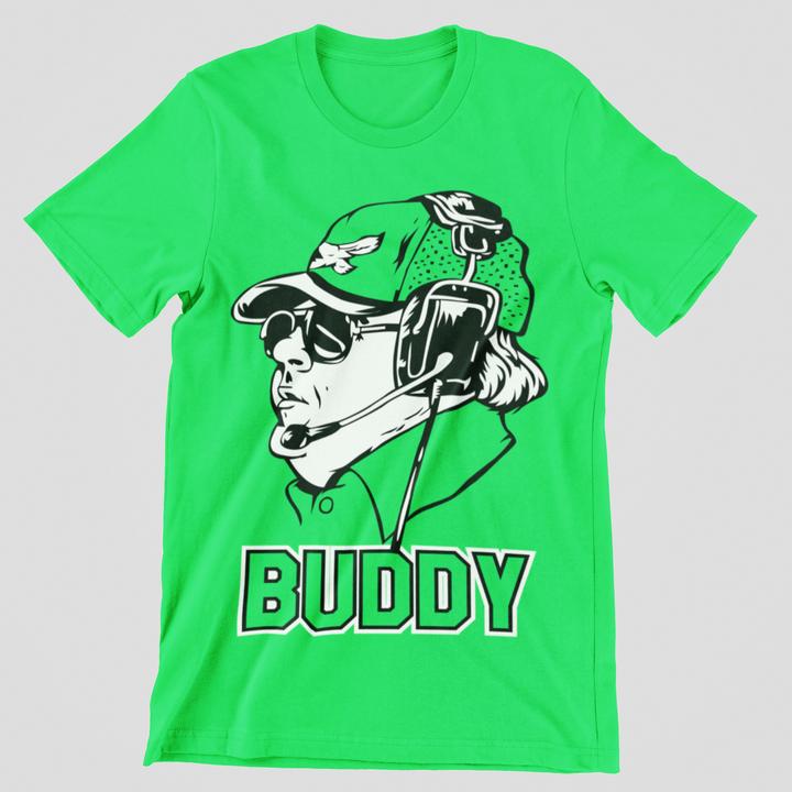 Buddy Ryan T-Shirt, throwback, Eagles gear, NFL fashion, vintage, fan wear, team spirit, sports memorabilia