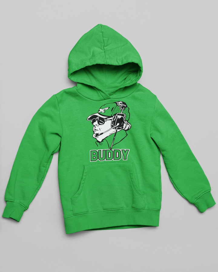 Buddy Ryan hoodie, throwback, Eagles gear, NFL fashion, vintage, fan wear, team spirit, sports memorabilia